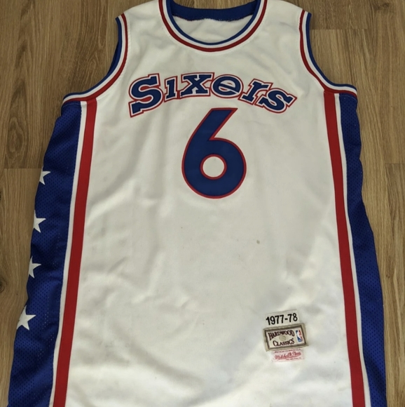erving sixers jersey